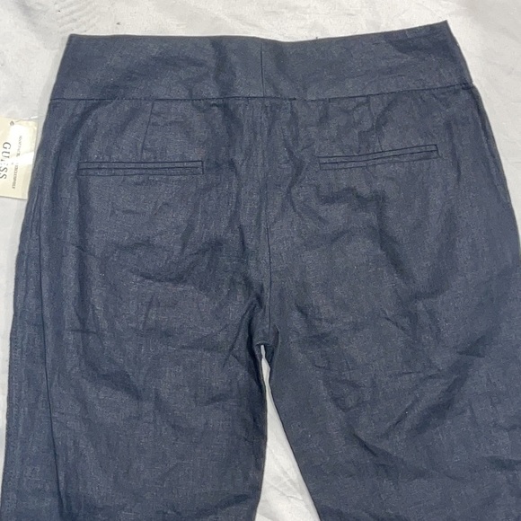 New Guess Marciano Linen Palazzo Wide Leg Pants 00 XS - Picture 5 of 7